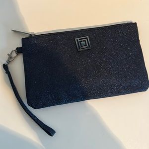 NWOT Liz Claiborne Phone Charging Wallet, Navy Sparkle